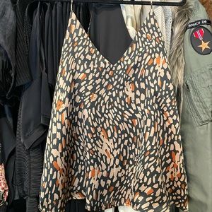 Vici Doll Patterned Satin Tank